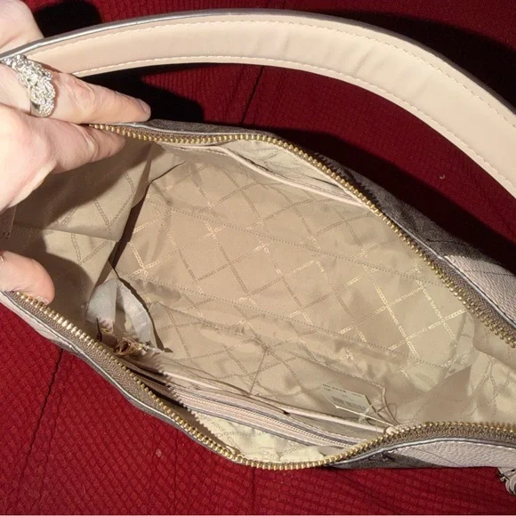 MK Michael Kors Logo Aria Shoulder Bag